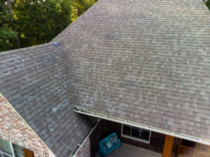 Amateur pressure washer damages home's roof